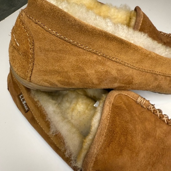 LL Bean Men's Wicked Good Slippers, Venetian Brown Size Mens 12 GUC, see photos - Picture 2 of 6